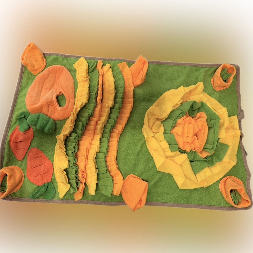 CARROT THEMED SNUFFLE MAT